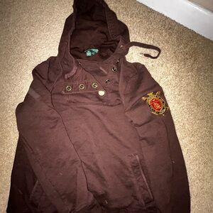 Ralph Lauren small women’s hooded button up Jacket